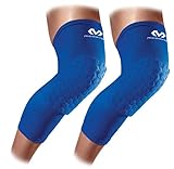Knee Compression Sleeves: McDavid Hex Knee Pads Compression Leg Sleeve for Basketball, Volleyball, Weightlifting, and More - Pair of Sleeves