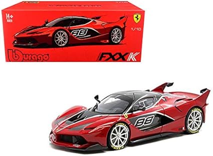 Amazon Com Ferrari Fxx K Red Signature Series 1 18 Diecast Model Car By urago Toys Games
