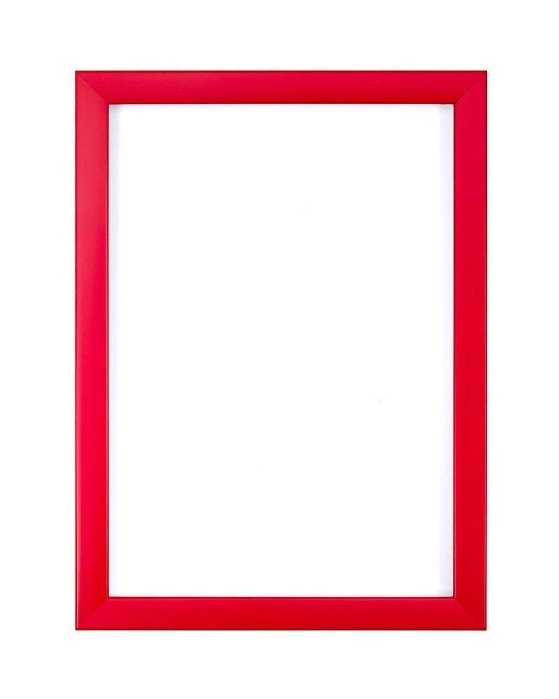 Red-A3 Rainbow Colour Range Picture/Photo/Poster frame with a High Clarity Styrene Shatterproof Perspex Sheet & an MDF backing board - rcrp-red-a3
