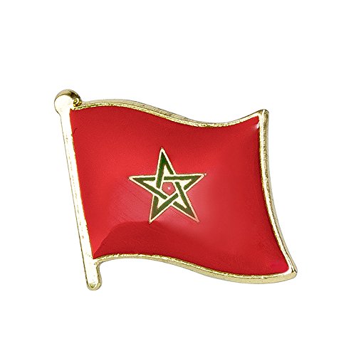 Morocco-Moroccan-Flag-Metal-Pin-Badge Morocco-Moroccan-Flag-Metal-Pin-Badge