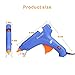 Hot Glue Gun, DISCOBALL 60 Watt Hot Melt Glue Gun with 10PCS Transparent Glue Gun Sticks for Arts & Crafts, & Sealing and Quick Repairs,Blue
