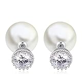 Vintage Pearl Earring AAA Zirconic Stud Earrings