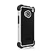 Ballistic SG1134-A085 SG Case for HTC One Aka M7 - 1 Pack - Retail Packaging - Black/White