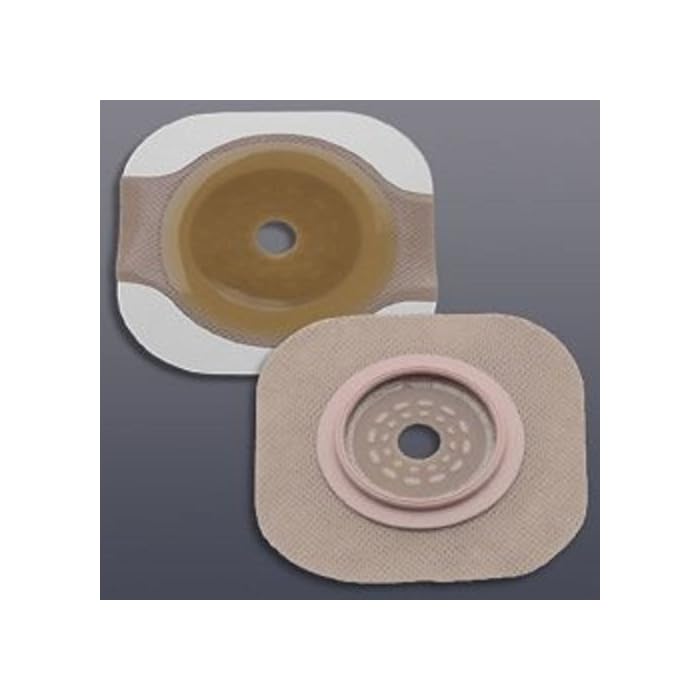 Colostomy Barrier New Image Flextend 2-3/4" Blue Code Hydrocolloid Cut-to-fit, Up to 2-1/4" (#14604, Sold Per Box)