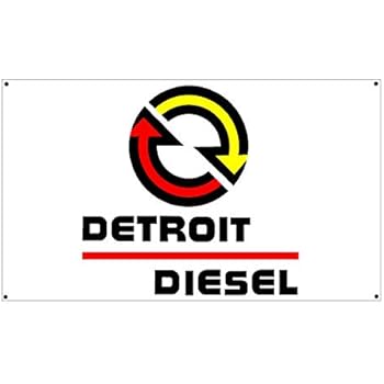 Amazon Com Signs By Woody Detroit Diesel Garage Banner Man Cave