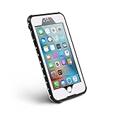 Waterproof Case for iPhone 6s, Merit SHIELD Series IP68 Protection Rating Waterproof Snow-proof Shockproof and Dirt-poof Protective Case for iPhone 6/6s 4.7 inch (White)