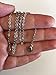 Pearlina Turtle Necklace Cultured Pearl in Oyster Set Silver tone Plated Cage W/Stainless Steel Chain 18