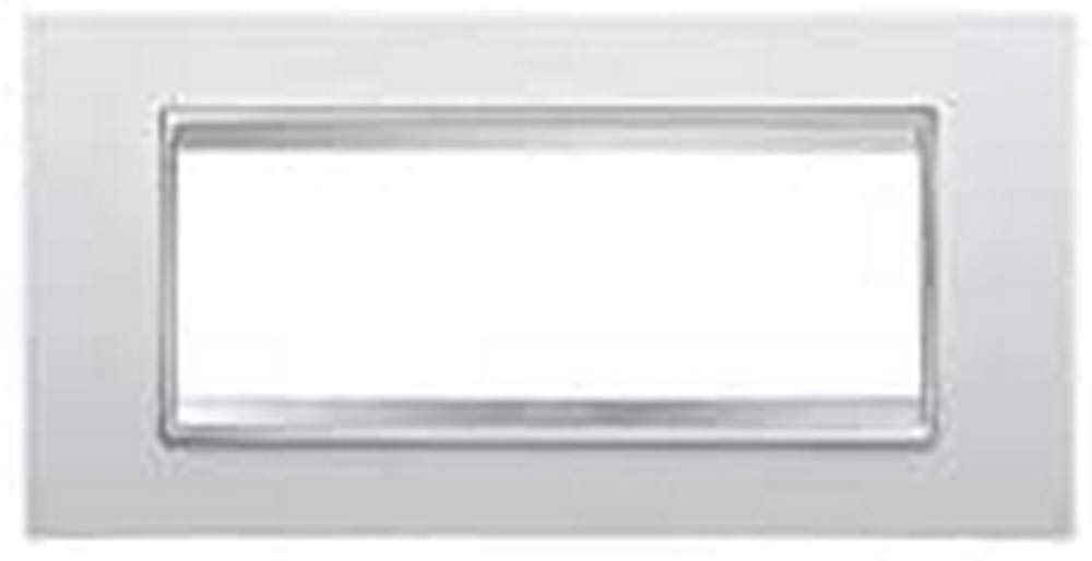 Gewiss GW16206TB Chorus Lux Plaque, 6, White