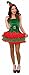 Forum Novelties Women's Sassy Elf Costume, Multi, Medium/Large