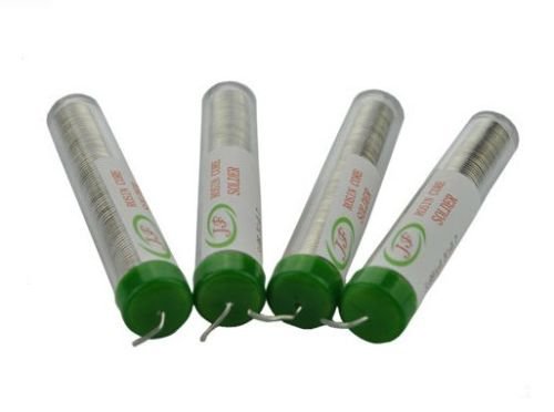 4pcs 0.8mm 12.5g/pc Tin Lead Rosin Core 63/37 Welding Solder Soldering Wire for Soldering Iron SMD Rework Station