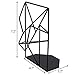 DR.DUDU Decorative Metal Bookend, Black Non Skid Book End for Home Office Decorate No Scratch for Shelves and Furniture