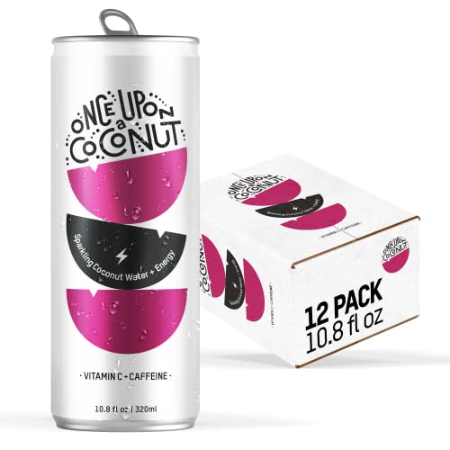 Once Upon a Coconut Sparkling Coconut Water + Caffeine Electrolyte
