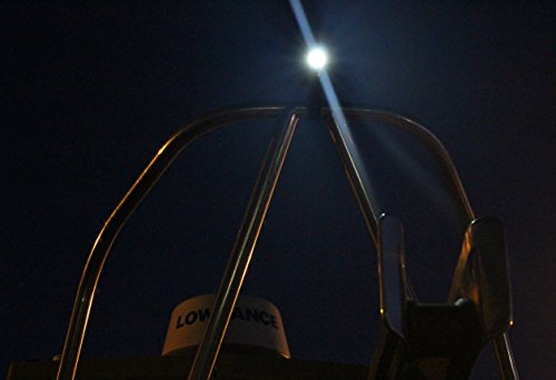 Life-Mounts-LED-Boat-Light-with-All-Weather-Flex-Mount-Multi-Use-Navigation-Anchor-Deck-Galley-and-Reading-Flashlight-Essential-Boating-Accessory-Black