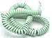 Telephone Cord Handset Curly - Phone Color Earth Day Green 15ft - Works on virtually all Trimline Phones and Princess Telephones - Landline Telephone Accessory iSoHo Phones