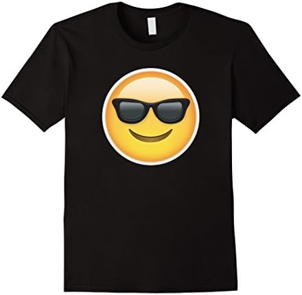 Men's Emoji - Cool Man - Summer T-shirt XL Black