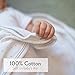 Nested Bean Zen Sack Classic - Adjustable Cotton Wearable Blanket | Baby Sleeping Bag (3 - 6 months, Nimbus Grey)