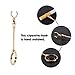 Lzttyee Hands Free Finger Cigarette Holder Ring Smoking Holder for Women/Men Smoker (Gold, M 17mm)