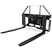 Titan Attachments Mini Skid Steer Pallet Fork Frame, Rated 4000 LB, Quick Tach Mounting