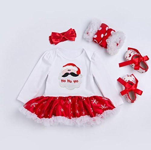 Reborn Dolls Baby Clothes Tutu Dress Outfits for 20"- 22" Reborn Doll Girl Baby Clothing Christmas long sleeves Baby Dress
