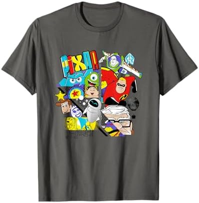 Amazon.com: Disney Pixar - Character Shape T-Shirt : Clothing