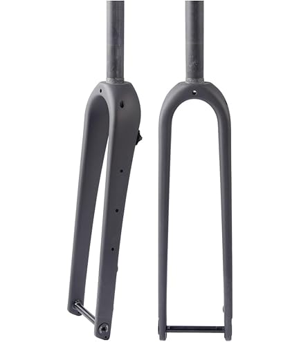 Carbon Fiber Rigid Fork 700C Gravel Road Bike Fork 1-1/8 Straight