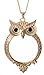 Owl 4X Magnifier Magnifying Glass Pendant Necklace, 30