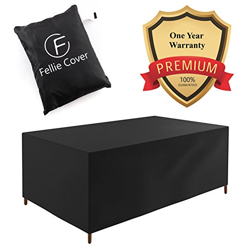 image for F Fellie Cover 126 x 87x 28 inch Patio Furniture Cover Water Resistant