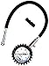 TireHD Dura-Flex Tire Pressure Gauge, 0-60 PSI - Bonus 4 Valve Stem Caps