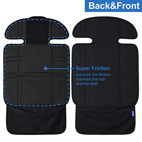 INFANZIA Car Seat Protector with Thickest Padding Auto Seat Cover Mat