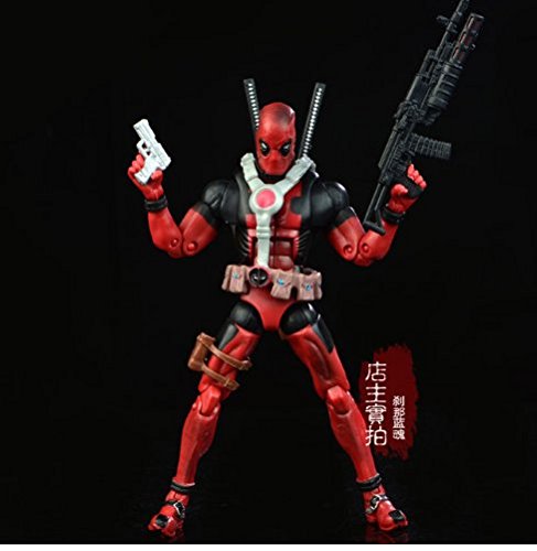 17cm Marvel Univers Super Heros Deadpool Action Figure Collection toys for christmas gift Weapons