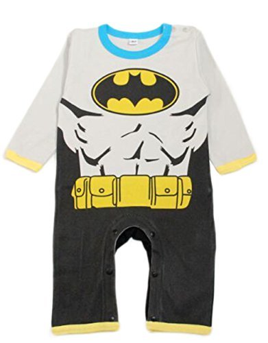 StylesILove Toddler Young Kids Baby Boy Super Heroes Long Sleeve Costume Jumpsuit
