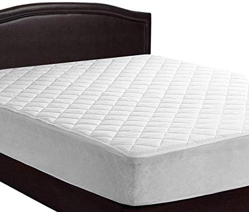 Lancashire Bedding Premium Quilted SUPER KING SIZE Super Soft Cotton Mattress Protector - Deep Hollowfibre Fill with Generous 15" (38 cm) Skirt