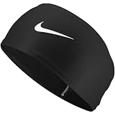 Nike Dri-Fit Head Tie 2.0 Headbands, White/Black, One Size