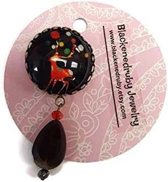 Colorful Deer Brooch
