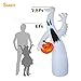 Sunlit 8 Ft Halloween Inflatable Outdoor Scary Ghost with Pumpkin with Blower and Adapter, Inflatables for Home Yard Garden Indoor Porch Outdoor Decoration Halloween Party, Trick or Treat Night