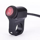 Iztoss 12v 16A waterproof Motorcycle CNC aluminium alloy Switches 7/8