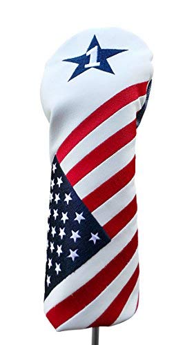USA Patriot Golf 2016 Vintage Retro Patriotic Driver Headcover Head Cover Fits 460cc Drivers - Thumbnail 6