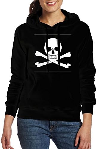 Women's Adult Skull Stone Pullover Sweatshirts Hoodie With Kangaroo Pocket Small
