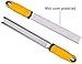 Yeeco Micro Cheese Grater Lemon Zester Stainless Steel Blades for Chocolate, Garlic, Ginger, Cinnamon, Citrus and Coconut with Cover and Ergonomic Non-Slip Easy-Grip Handle