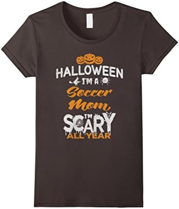 Womens Soccer Mom Halloween Costume Gift Tshirt XL Asphalt
