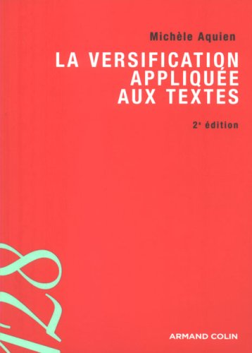 La  versification appliquée aux textes