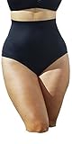 Swim Sexy Women's Plus Size Black High Waist Brief
