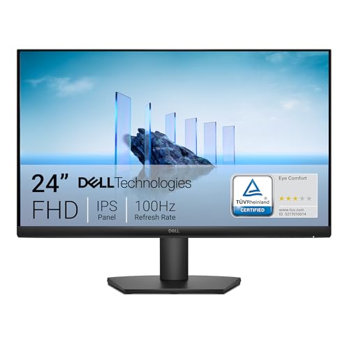 Monitor Dell 24 SE2425HM, FHD, IPS, 100 Hz, 250 Nit, comodidad para la vista