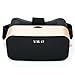 FAMILOVE 3D VR Glasses Virtual Reality Headset, Eye Protection Video Movie and Game Glasses with Adjustable Head-mounted Headband for iPhone Samsung and other 3.5-6.0 Inch Smartphones