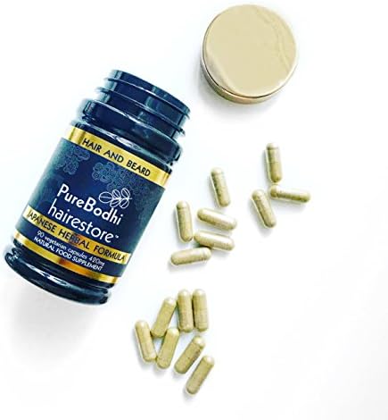 Purebodhi Hairestore 420mg - 90 Capsules - Prevent Hair from Falling Out and Premature greying