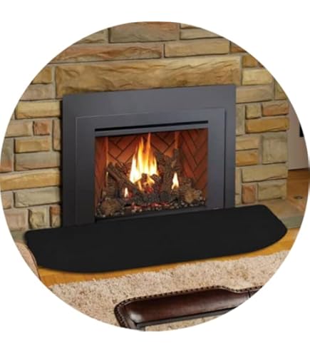 Fireproof Fireplace Rugs Fireplace Carpet Rug Upgarded Fireplace Mat ...