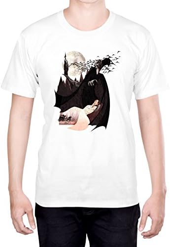 Official Anne Lambelet Dracula Art M - Medium White T-Shirt for Men