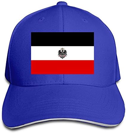 Raining Sunlight Funny Flag Of The German Empire Defaced Graphic Design Casual Adjustable Sandwich Peaked Baseball Caps / Snapback Hats / Peaked Cap