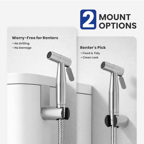BRITULIF Handheld Bidet Sprayer for Toilet, Adjustable Pressure, Jet Spray photo 11
