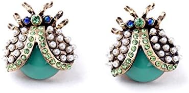 Kaariag Punkin Coccinella Septempunctata Shape Pearl and Crystal Cute ...
